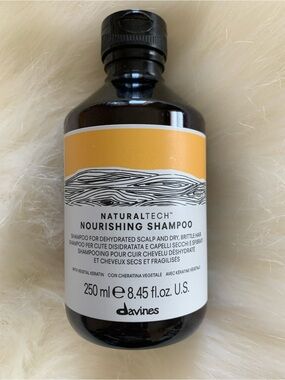 Davines Nourishing Shampoo Bottle - Yellow and Brown